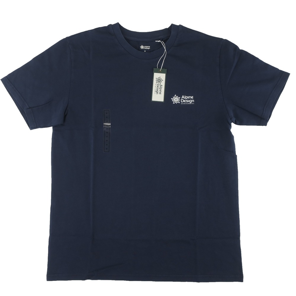 Alpine Design Organic Cotton Boulder Colorado Mens T Shirt‎ Size Medium Blue